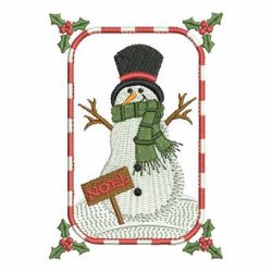 Christmas Snowman 06 machine embroidery designs