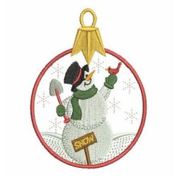 Christmas Snowman 07 machine embroidery designs