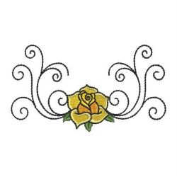 Heirloom Yellow Roses 10 machine embroidery designs