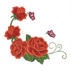 Red Roses 03 machine embroidery designs