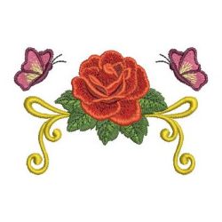 Red Roses 04 machine embroidery designs