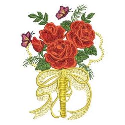 Red Roses 05 machine embroidery designs