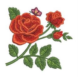 Red Roses 06 machine embroidery designs