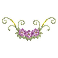 Heirloom Cute Roses 01(Md) machine embroidery designs