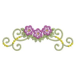 Heirloom Cute Roses 04(Md) machine embroidery designs
