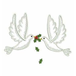 Vintage Christmas Dove 04(Lg)