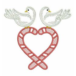 Vintage Christmas Dove 10(Sm)