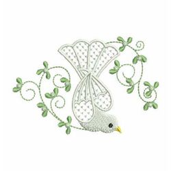 Heirloom Christmas Dove 04 machine embroidery designs