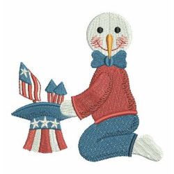 Patriotic Snowman 05