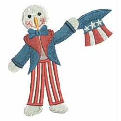 Patriotic Snowman 08