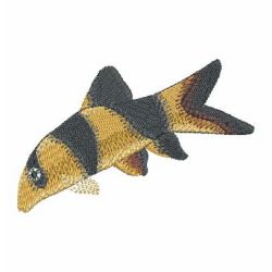 Colorful Tropical Fish 04 machine embroidery designs