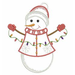 Winter Snwoman 1 05(Lg) machine embroidery designs