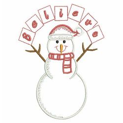 Winter Snwoman 1 09(Md) machine embroidery designs