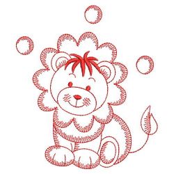 Redwork Baby Lion 01(Lg) machine embroidery designs