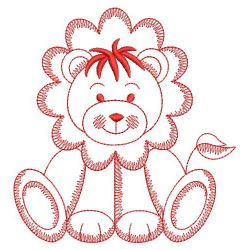 Redwork Baby Lion 03(Sm)