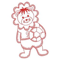 Redwork Baby Lion 10(Sm)