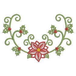 Heirloom Poinsettia 04(Lg) machine embroidery designs