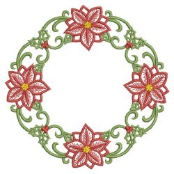 Heirloom Poinsettia 05(Lg) machine embroidery designs