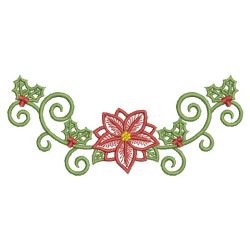 Heirloom Poinsettia 06(Lg) machine embroidery designs