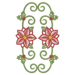 Heirloom Poinsettia 09(Lg) machine embroidery designs