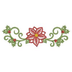 Heirloom Poinsettia 10(Lg) machine embroidery designs