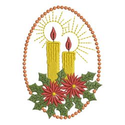 Christmas Candles 2 04 machine embroidery designs