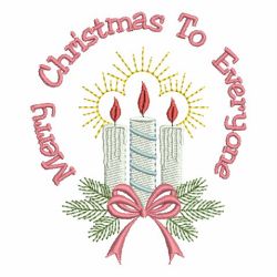 Christmas Candles 2 05 machine embroidery designs