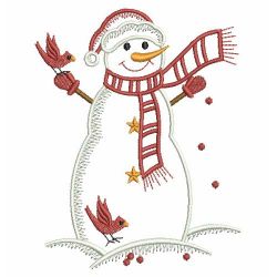 Winter Snwoman 2 07(Lg) machine embroidery designs