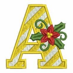 Christmas Alphabet 01 machine embroidery designs