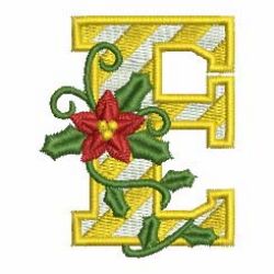Christmas Alphabet 05 machine embroidery designs