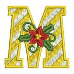 Christmas Alphabet 13 machine embroidery designs