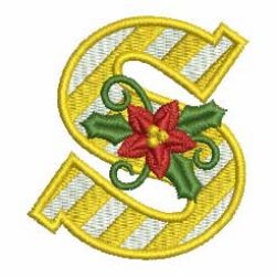 Christmas Alphabet 19 machine embroidery designs