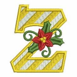 Christmas Alphabet 26 machine embroidery designs