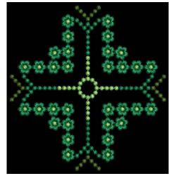 Elegant Candlewicking Quilt 2 06(Lg) machine embroidery designs