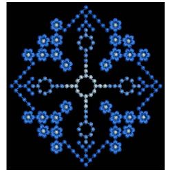 Elegant Candlewicking Quilt 2 07(Sm) machine embroidery designs
