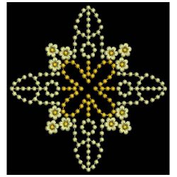 Elegant Candlewicking Quilt 3 02(Sm) machine embroidery designs