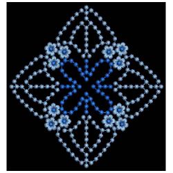 Elegant Candlewicking Quilt 3 03(Sm) machine embroidery designs