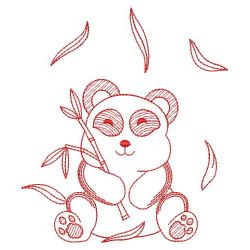 Redwork Autumn Animal 10(Md) machine embroidery designs