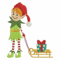 Christmas Elf 05 machine embroidery designs