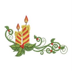 Swirly Christmas machine embroidery designs