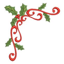 Swirly Christmas 04 machine embroidery designs