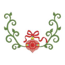 Swirly Christmas 08 machine embroidery designs