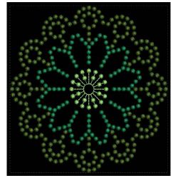 Elegant Candlewicking Quilt 4 04(Md) machine embroidery designs