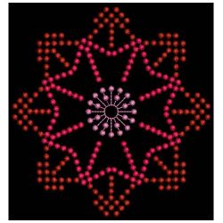 Elegant Candlewicking Quilt 4 05(Sm) machine embroidery designs