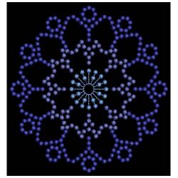 Elegant Candlewicking Quilt 4 07(Md) machine embroidery designs