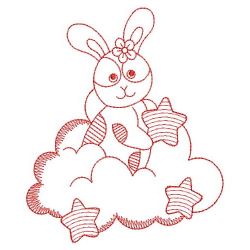 Redwork Over the Cloud 2 06(Sm) machine embroidery designs