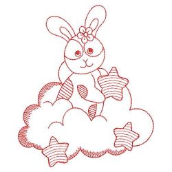 Redwork Over the Cloud 2 06(Md) machine embroidery designs