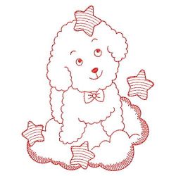 Redwork Over the Cloud 3 05(Lg) machine embroidery designs