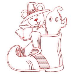 Redwork Mouse in Boot 2 04(Lg) machine embroidery designs