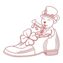 Redwork Mouse in Boot 2 09(Md) machine embroidery designs